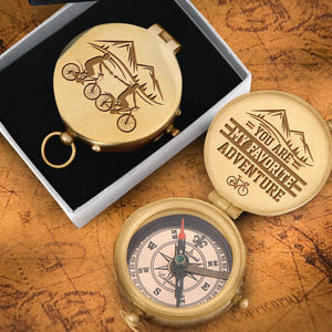 Engraved Compass - To My Man - You Are My Favorite Adventure - Gpb26052