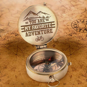 Engraved Compass - To My Man - You Are My Favorite Adventure - Gpb26052