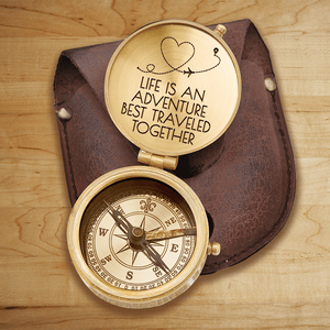 Engraved Compass - Travel - To My Loved One - Life Is An Adventure - Gpb13011