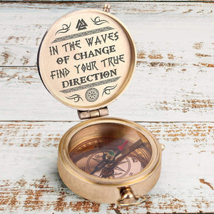 Engraved Compass - Viking - To Son - Find Your True Direction - Gpb16022