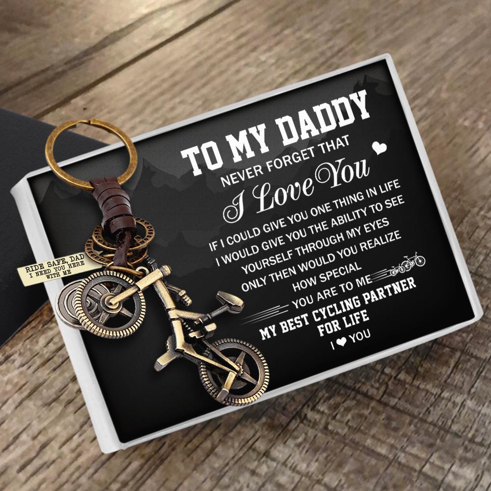 Engraved Cycling Keychain - To My Dad - How Special You Are To Me - Gkaq18001
