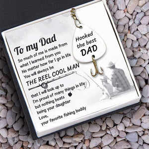Engraved Fishing Hook - Fishing - From Daughter - To My Dad - Nothing Beats Being Your Daughter - Gfa18024