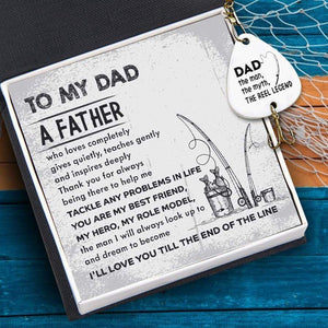 Engraved Fishing Hook - Fishing - From Son - To My Dad - You Are My Best Friend - Gfa18025