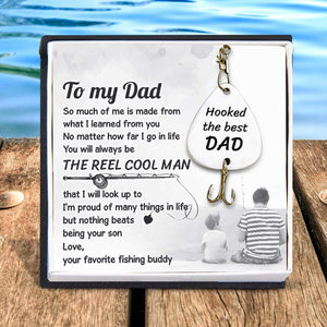 Engraved Fishing Hook - Fishing - From Son - To My Dad - You Will Always Be The Reel Cool Man - Gfa18023