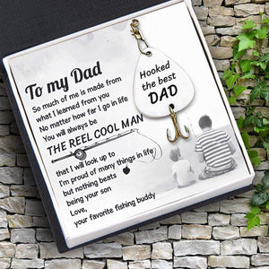 Engraved Fishing Hook - Fishing - From Son - To My Dad - You Will Always Be The Reel Cool Man - Gfa18023