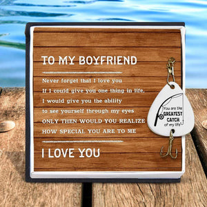 Engraved Fishing Hook - Fishing - To My Boyfriend - How Special You Are To Me - Gfa12004