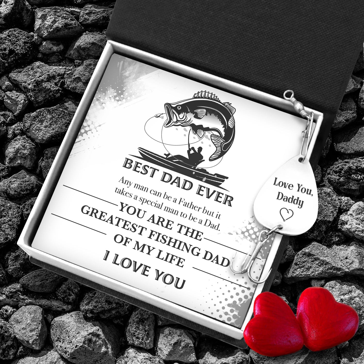 Engraved Fishing Hook - Fishing - To My Dad - I Love You - Gfa18027