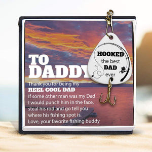 Engraved Fishing Hook - Fishing - To My Dad - The Best Dad Ever - Gfa18020
