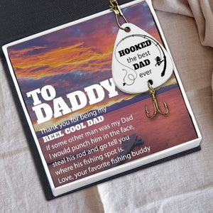 Engraved Fishing Hook - Fishing - To My Dad - The Best Dad Ever - Gfa18020