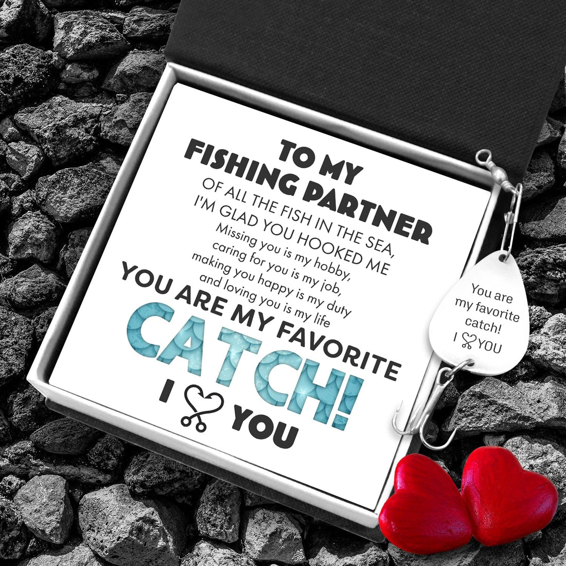 Engraved Fishing Hook - Fishing - To My Fishing Partner - You Are My F ...