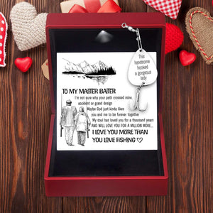 Engraved Fishing Hook - Fishing - To My Man - I Love You More Than You Love Fishing - Gfa26013