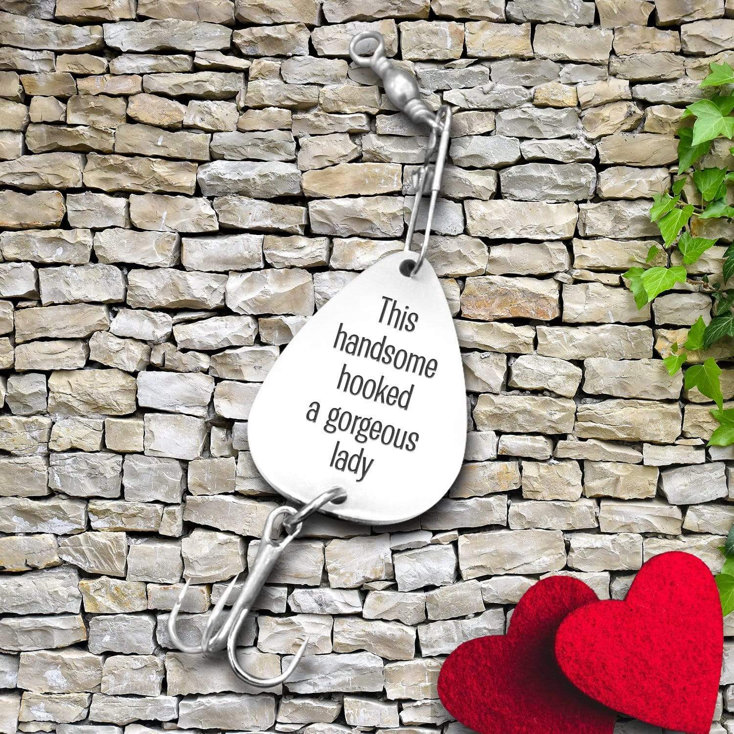 Engraved Fishing Hook - Fishing - To My Man - I Love You More Than You Love Fishing - Gfa26013