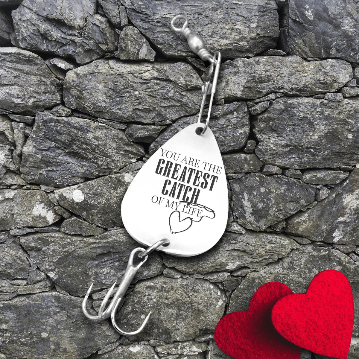 Engraved Fishing Hook - Fishing - To My Man - You Are The Greatest Catch Of My Life - Gfa26019