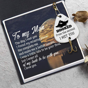 Engraved Fishing Hook - Fishing - To My Man - You Complete Me - Gfa26008