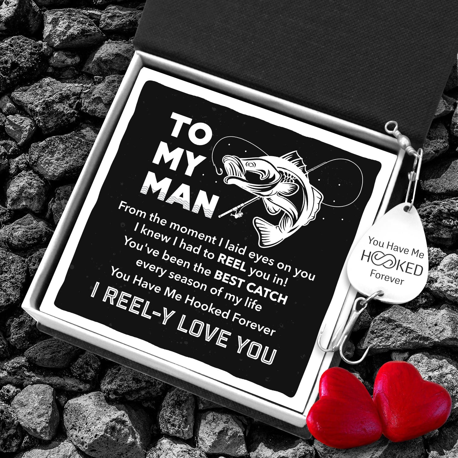 Engraved Fishing Hook - Fishing - To My Man - You've Been The Best Catch Every Season Of My Life - Gfa26018