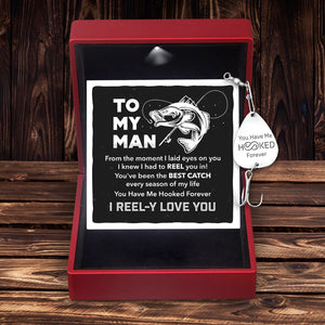 Engraved Fishing Hook - Fishing - To My Man - You've Been The Best Catch Every Season Of My Life - Gfa26018