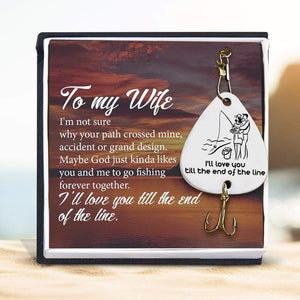 Engraved Fishing Hook - Fishing - To My Wife - Forever Together - Gfa15004