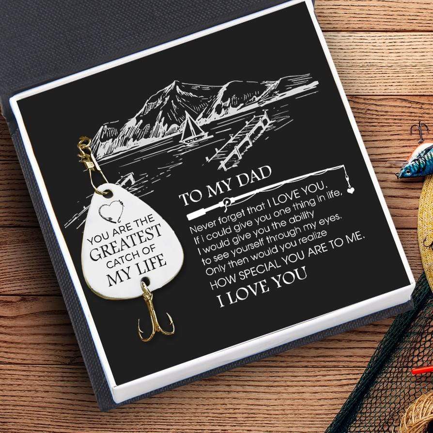 Personalized Engraved Fishing Hook - To My Dad - Never Forget That I Love You - Gfa18001