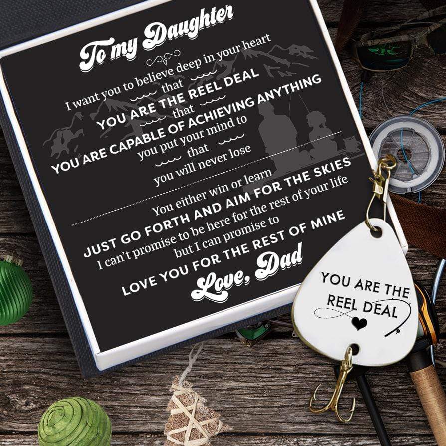 Engraved Fishing Hook - To My Daughter - I Can Promise To Love You For The Rest Of Mine - Gfa17001