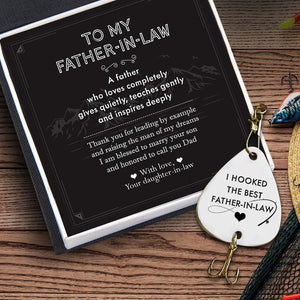 Engraved Fishing Hook - To My Father-In-Law - Thank You For Raising The Man Of My Dreams - Gfa18013