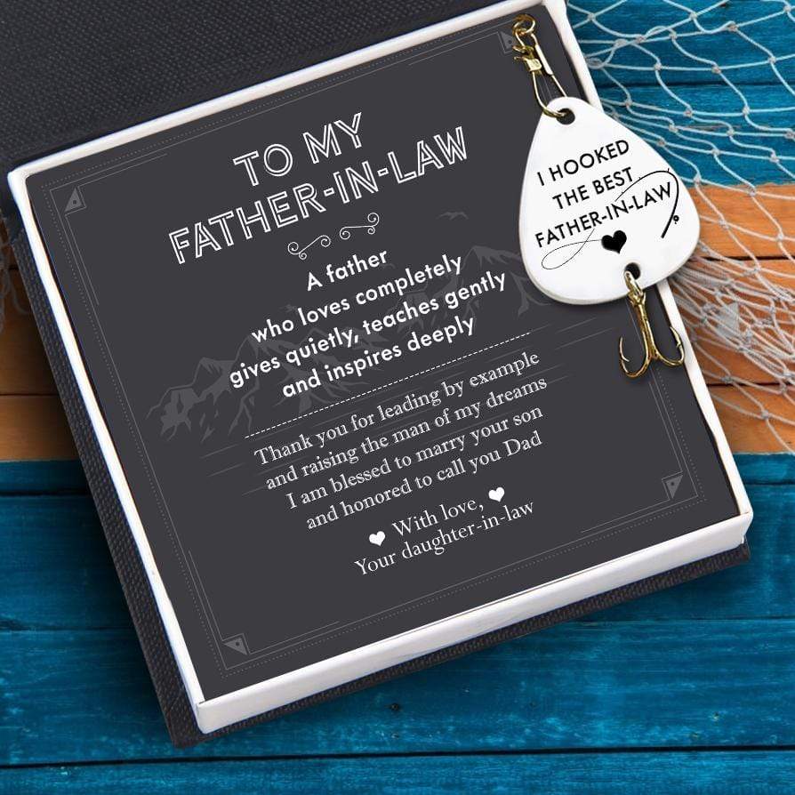 Engraved Fishing Hook - To My Father-In-Law - Thank You For Raising The Man Of My Dreams - Gfa18013