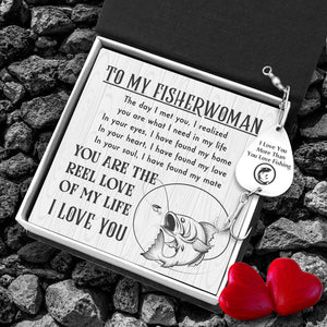 Engraved Fishing Hook - To My Fisherwoman  - You Are The Reel Love Of My Life - Gfa13010