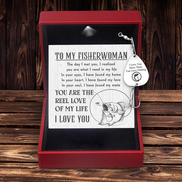 Engraved Fishing Hook - To My Fisherwoman - You Are The Reel Love Of My  Life - Gfa13010