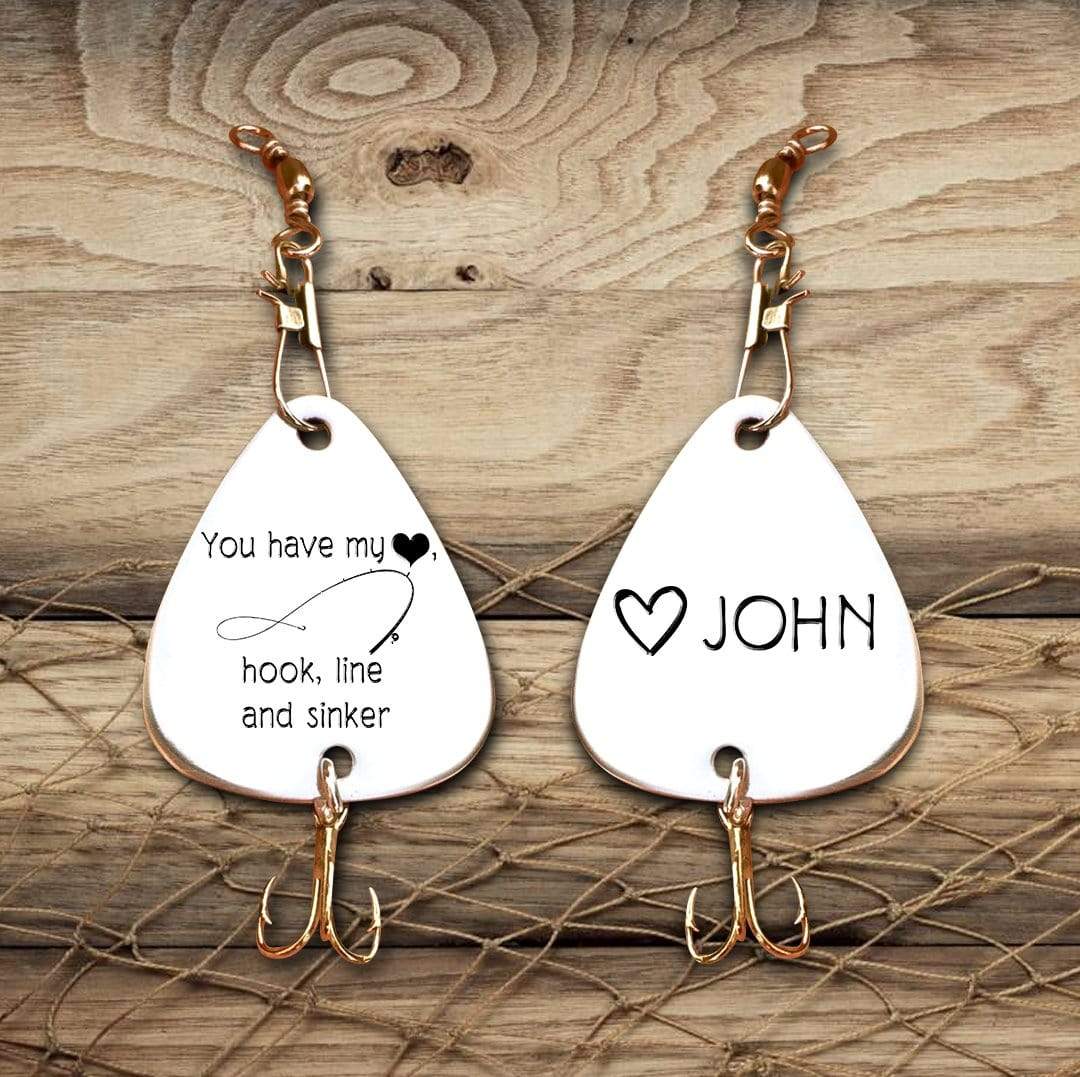 Personalized Engraved Fishing Hook - To My Future Wife - You Have My Heart, Hook, Line And Sinker - Gfa25002