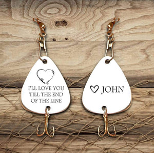Personalized Engraved Fishing Hook - To My Girlfriend - Maybe God Just Kinda Likes You And Me To Go Fishing Forever Together  - Gfa13002