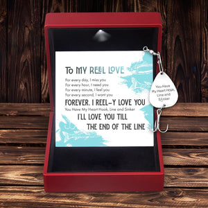 Engraved Fishing Hook - To My Reel Love - Forever, I Reel-y Love You - Gfa13008