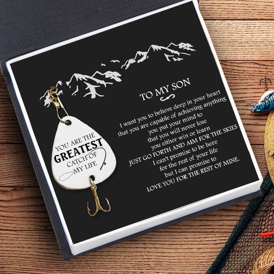 Personalized Engraved Fishing Hook - To My Son - You Are The Greatest -  Wrapsify