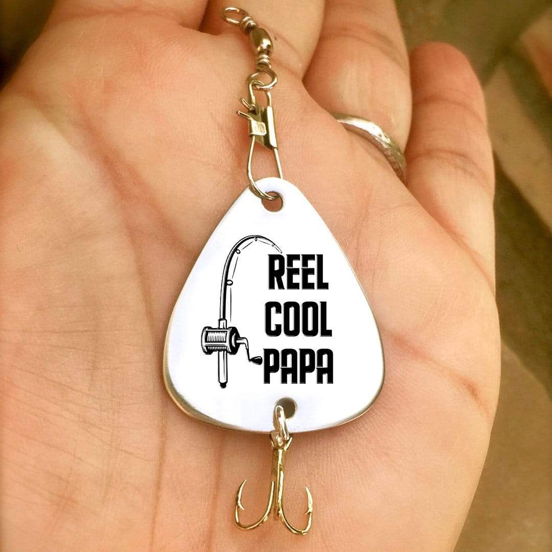 Personalized Engraved Fishing Hook - To Papa - From Granddaughter - Reel Cool Papa - Gfa20002