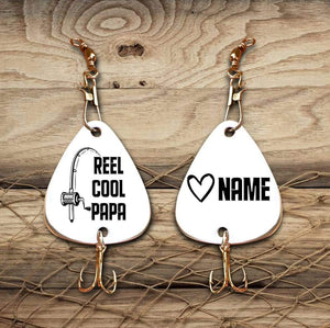 Personalized Engraved Fishing Hook - To Papa - From Granddaughter - Reel Cool Papa - Gfa20002