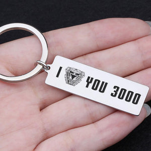 Engraved Keychain - I Love You 3000 - Gkc18010