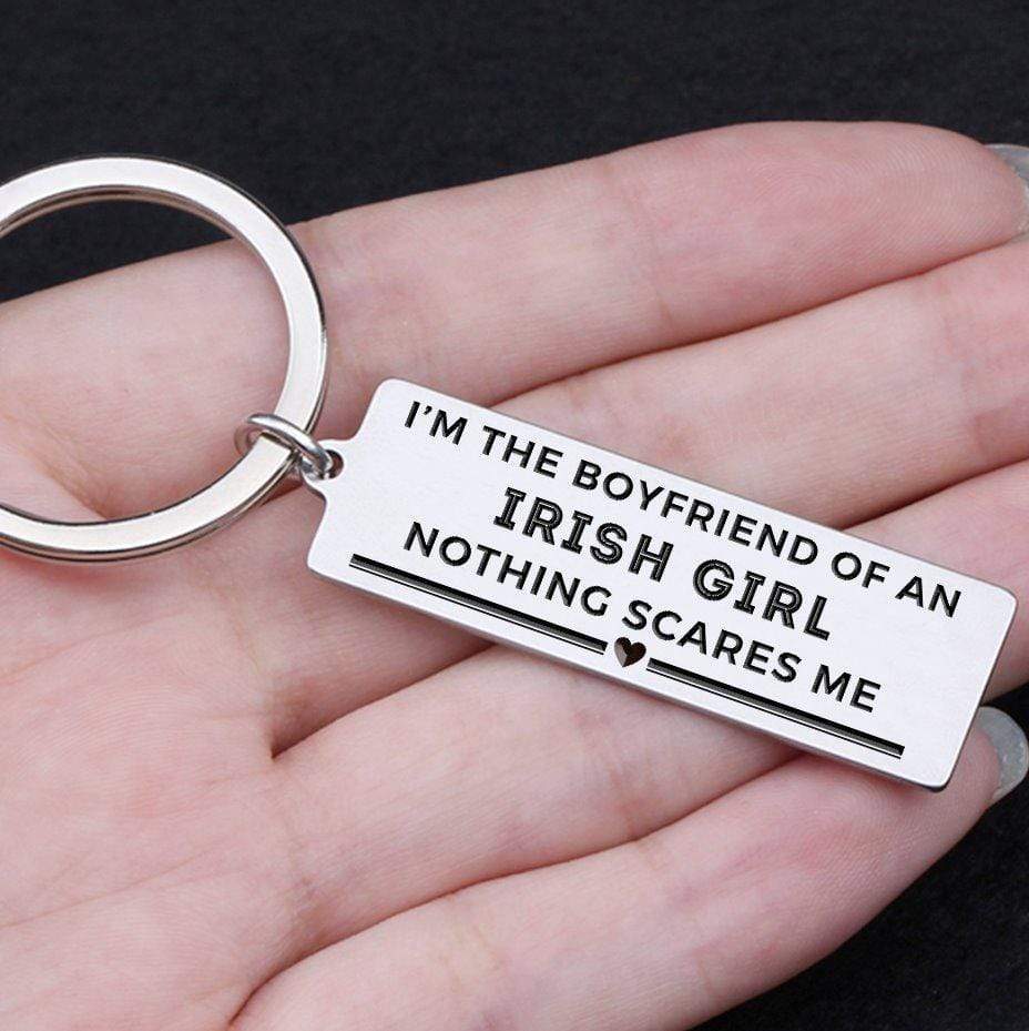 Wrapsify Engraved Keychain - to My Man - The Greatest Catch That I Want to Keep Forever - Gkc26046 Buy Keychain Only