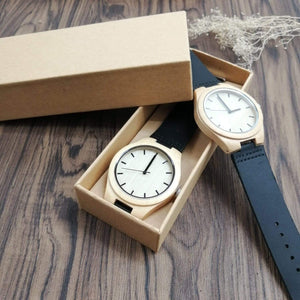 Engraved Wooden Watch - My Dear Grandson - Do Your Best - Love Grandma - X2001