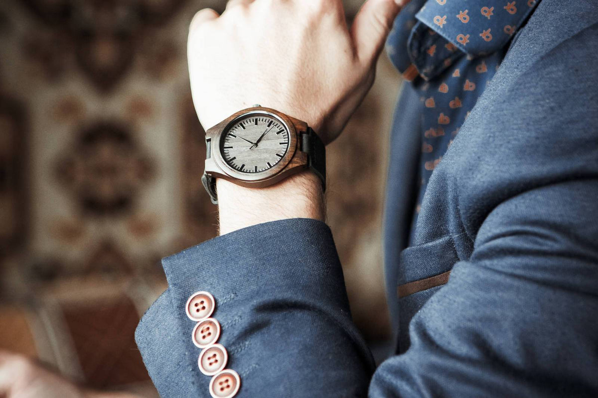Engraved Wooden Watch - To My Boyfriend - The Day I Met You - W1201