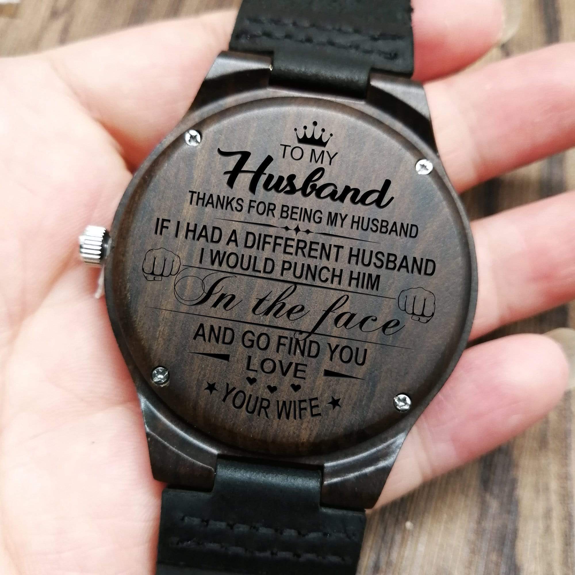Wedding Officiant Engraved Wood Watch Gift For Pastor, Priest, Officia –  SmallWonderGifts