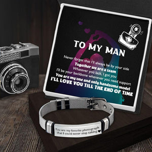 Fashion Bracelet - To My Man - You Are My One And Only Handsome Model - Gbe26008