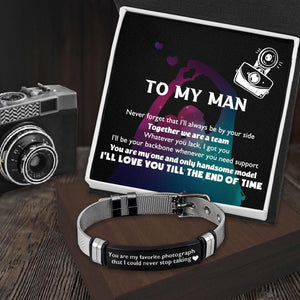 Fashion Bracelet - To My Man - You Are My One And Only Handsome Model - Gbe26008