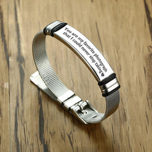 Fashion Bracelet - To My Man - You Are My One And Only Handsome Model - Gbe26008