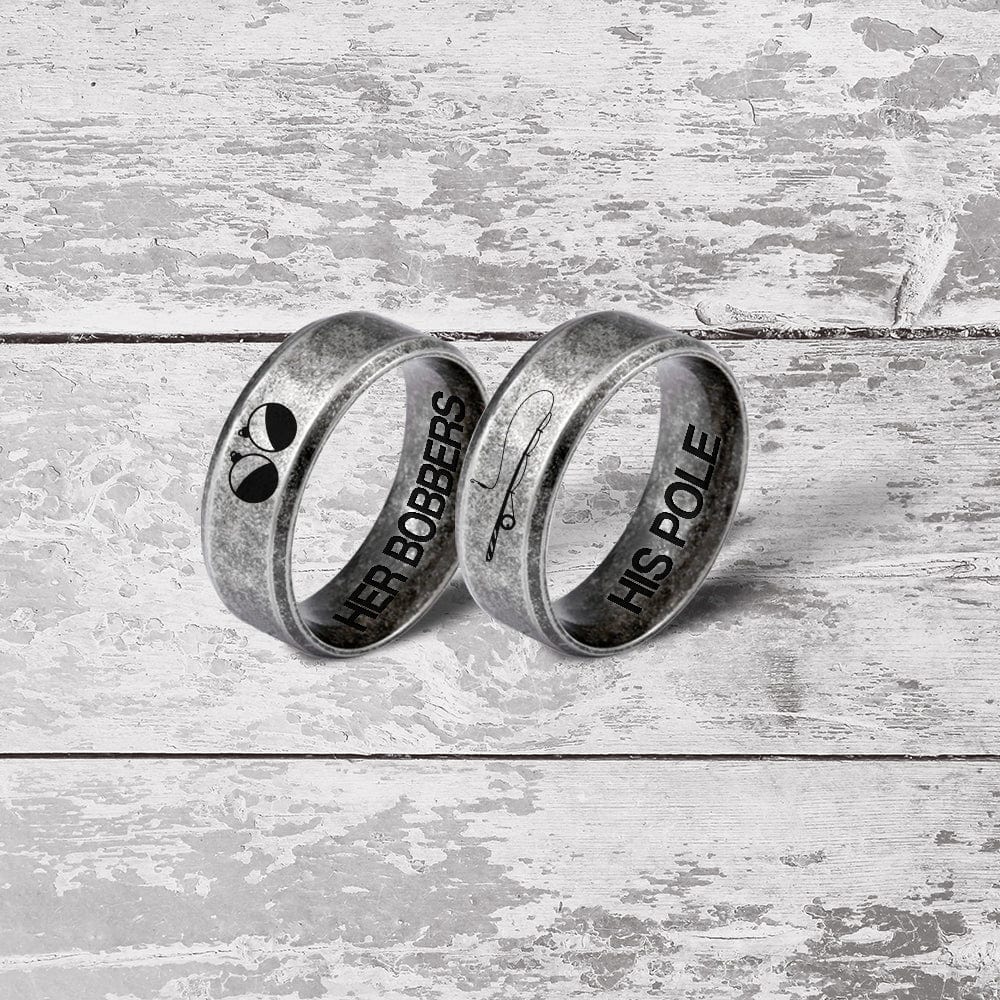 Fishing Couple Ring - Fishing - To My Fisherwoman - I Reel-y Love You - Grld13003