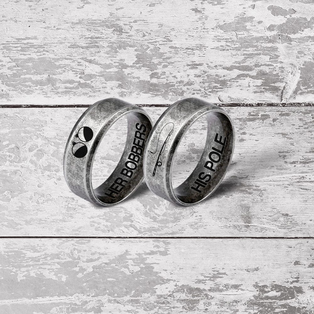 Men's Engraved Ring Stainless Steel Promise Rings, Black/Silver/Gold Plated  Matte Finish Personalized Ring, Custom Men's Gifts for husband/dad/boyfriend  - GetNameNecklace
