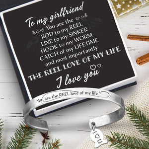 Fishing Cuff Bracelet - To My Girlfriend - You Are The Reel Love Of My Life - Gbbb13002