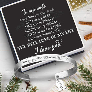 Fishing Cuff Bracelet - To My Wife - You Are The Reel Love Of My Life - Gbbb15001