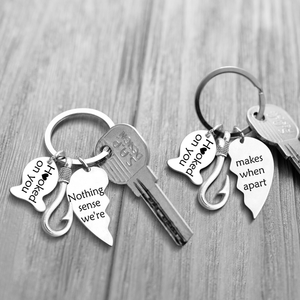 Fishing Heart Puzzle Keychains - Fishing - To My Future Husband - You Complete Me And Make Me A Better Person - Gkbn24002