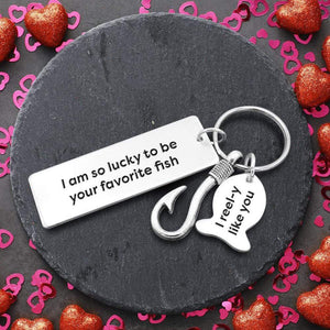 Fishing Hook Keychain - Fishing - To My Boyfriend - You Are The Greatest Catch Of My Life - Gku12005