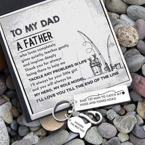 Fishing Hook Keychain - Fishing - To My Dad - You Will Always Be My Role Model - Gku18011