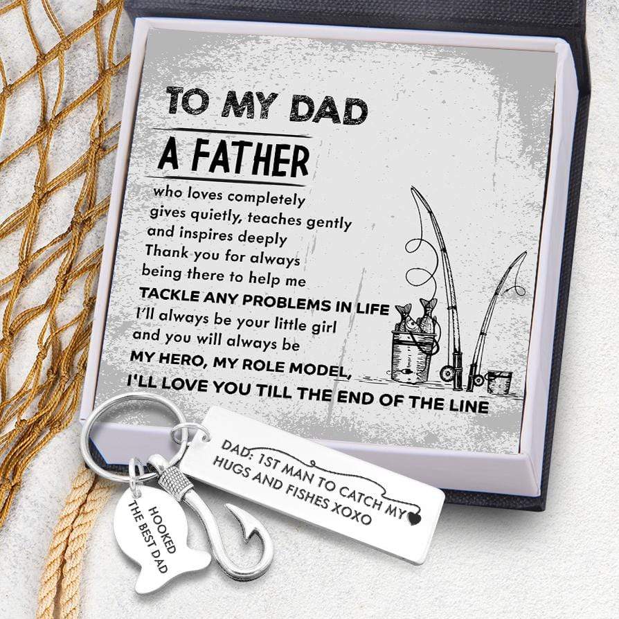 Fishing Hook Keychain - Fishing - To My Dad - You Will Always Be My Role Model - Gku18011