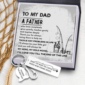 Fishing Hook Keychain - Fishing - To My Dad - You Will Always Be My Role Model - Gku18011